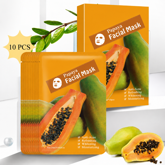 Papaya-Gesichtstuchmaske